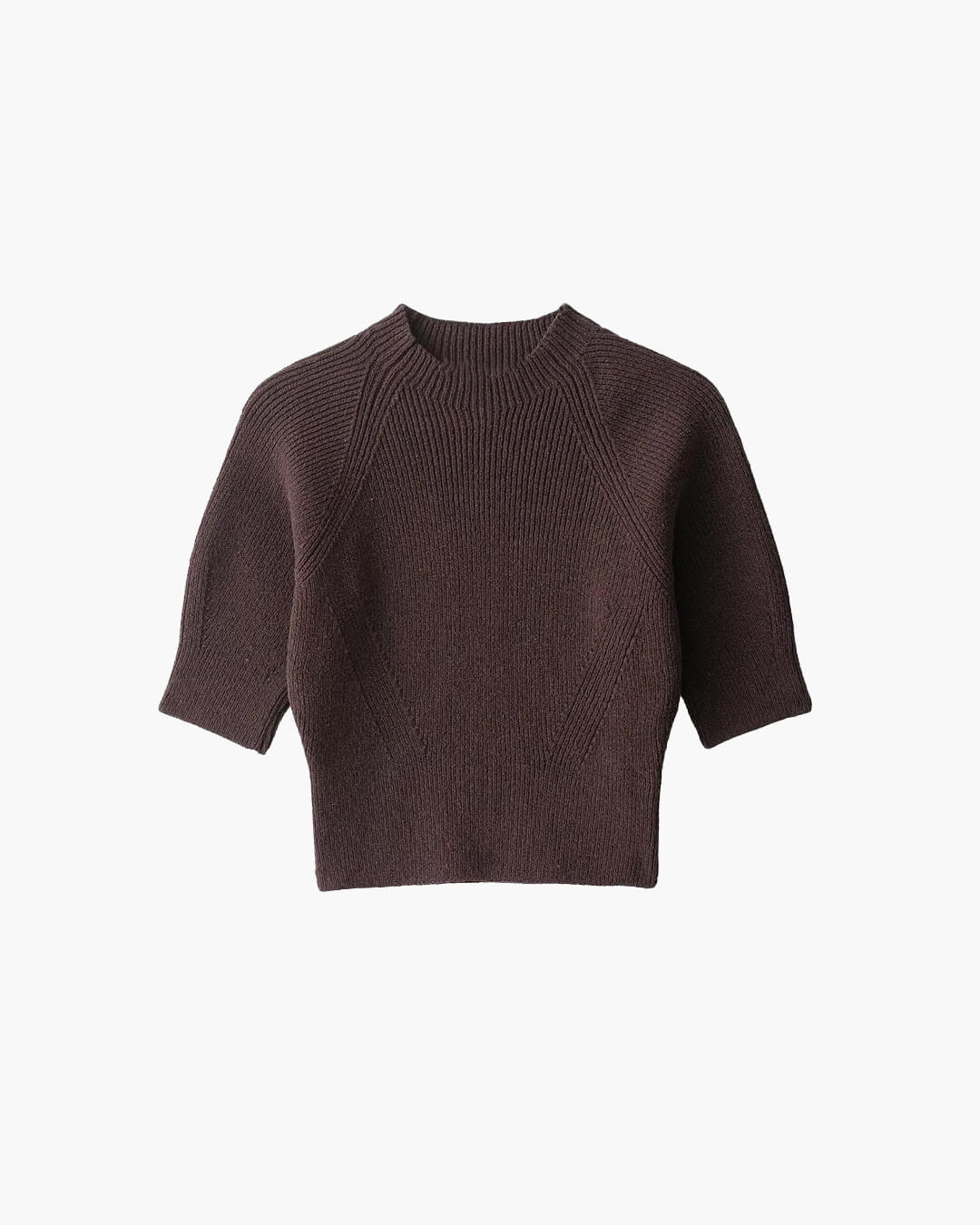 Bezešvé pletené crop top Paloma