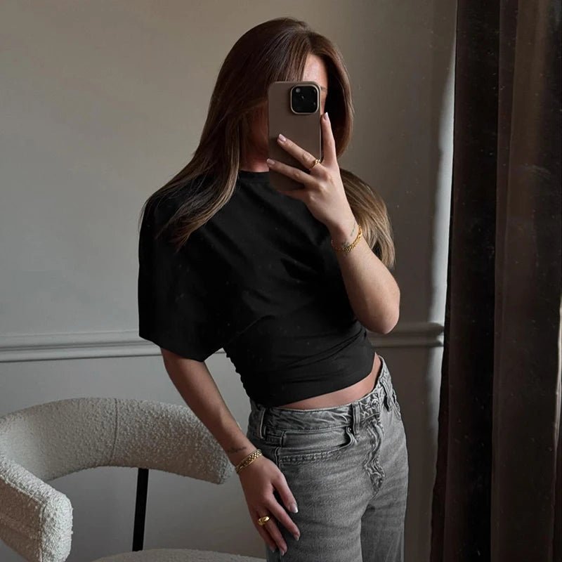 Sheila volný top s úzkým pasem