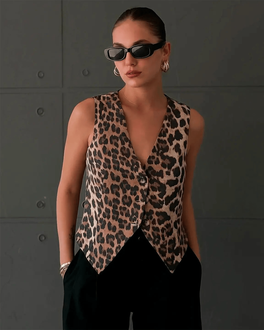 Vesta s leopardím vzorem Bianca