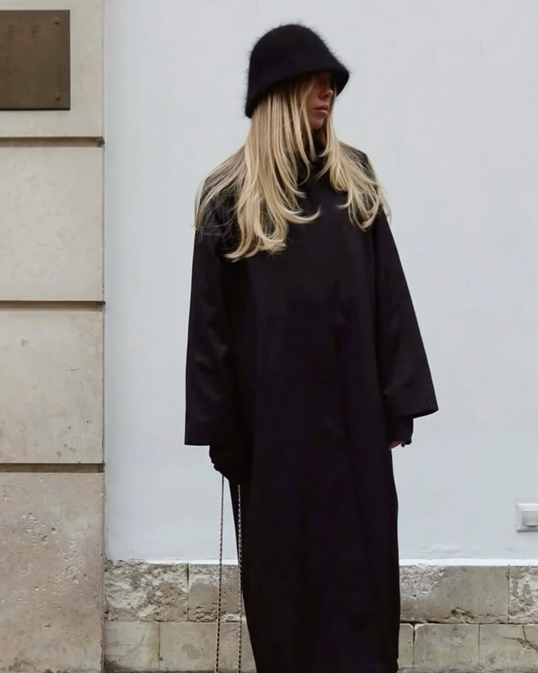 Kyla chlupatý klobouk typu bucket
