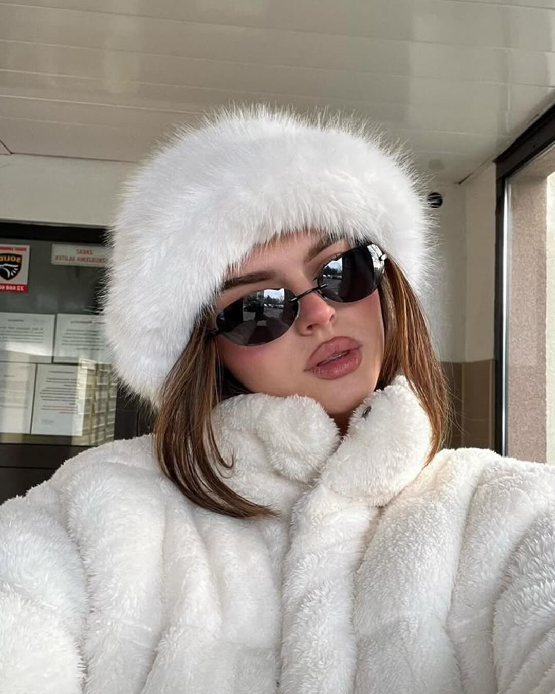 Tracy čepice z umělé kožešiny